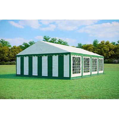 zelenobílý stan párty 6x8m